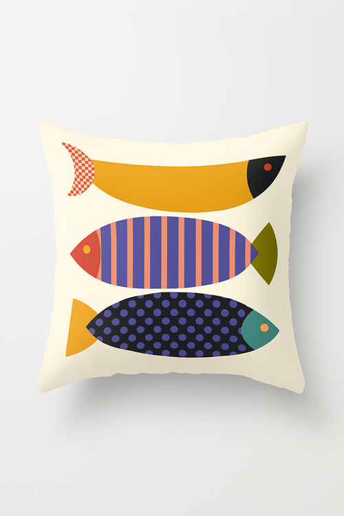housse de coussin décorative abstraite style nordique pour salon