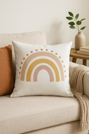 housse de coussin décorative arc-en-ciel dessin animé pour canapé