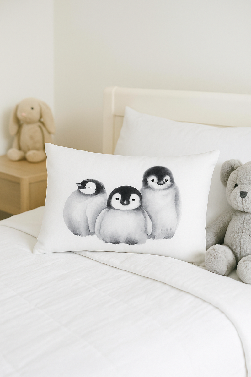 housse de coussin décorative avec motif animaux mignons