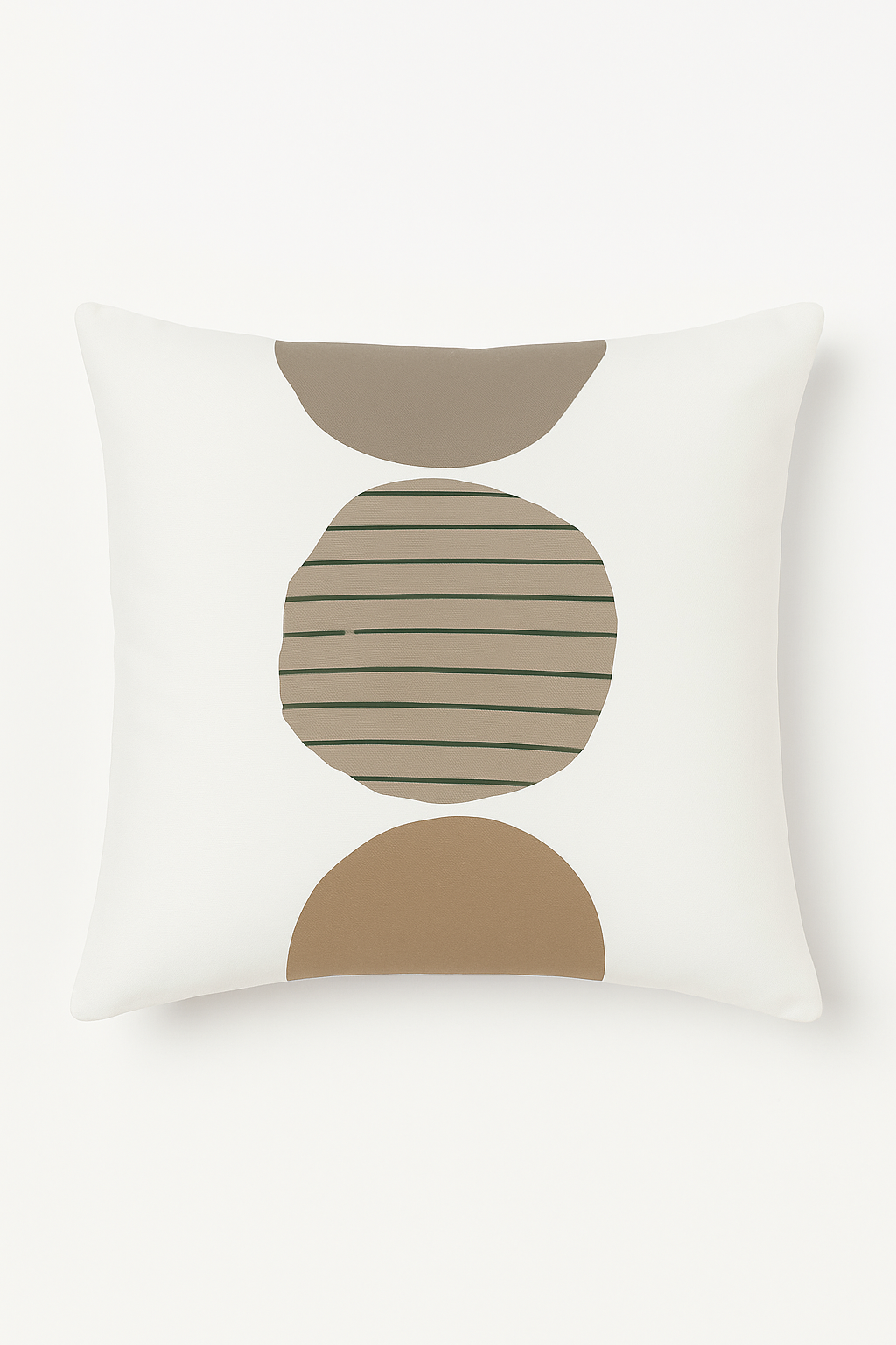 housse de coussin décorative avec motif feuilles vertes