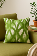 housse de coussin décorative feuilles vertes créatives pour intérieur