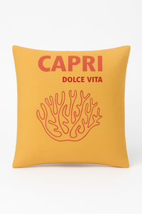 housse de coussin décorative luxe motif citron abstrait