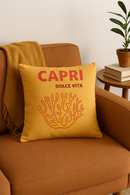 housse de coussin décorative luxe motif citron abstrait