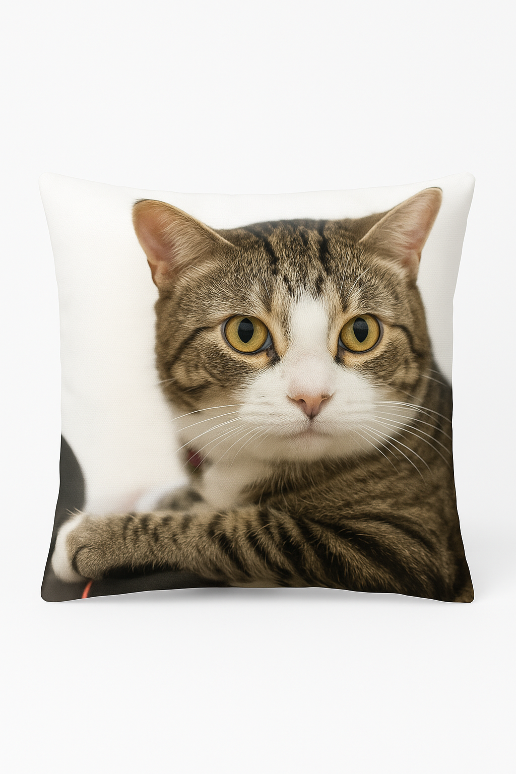 housse de coussin décorative motif chat mignon