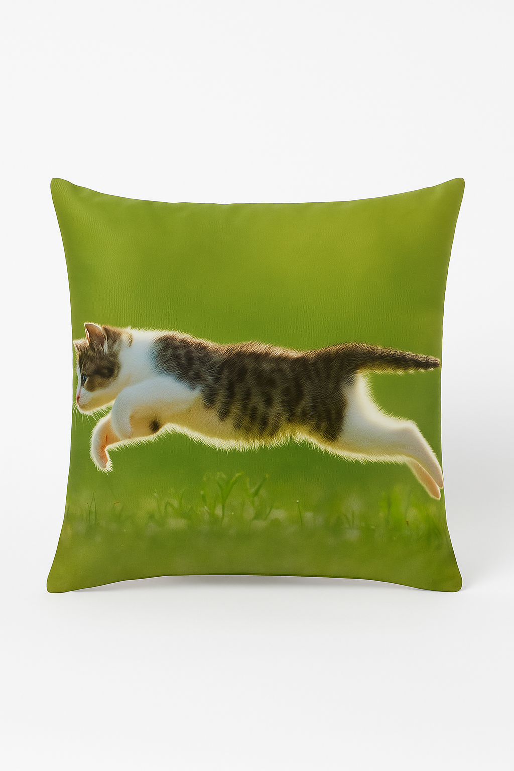 housse de coussin décorative motif chat mignon pour intérieur