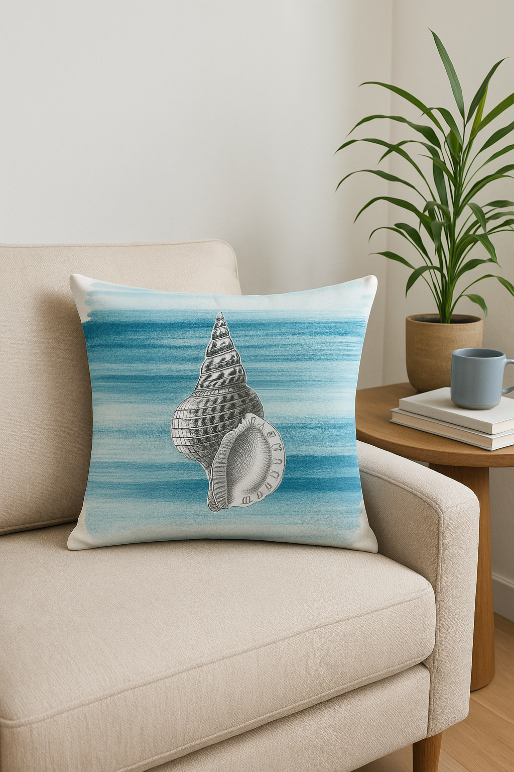 housse de coussin décorative motif tortue marine pour canapé - vue 2 sur 2