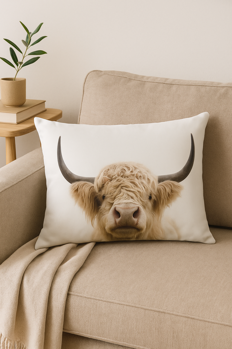 housse de coussin décorative petits animaux chiot chat