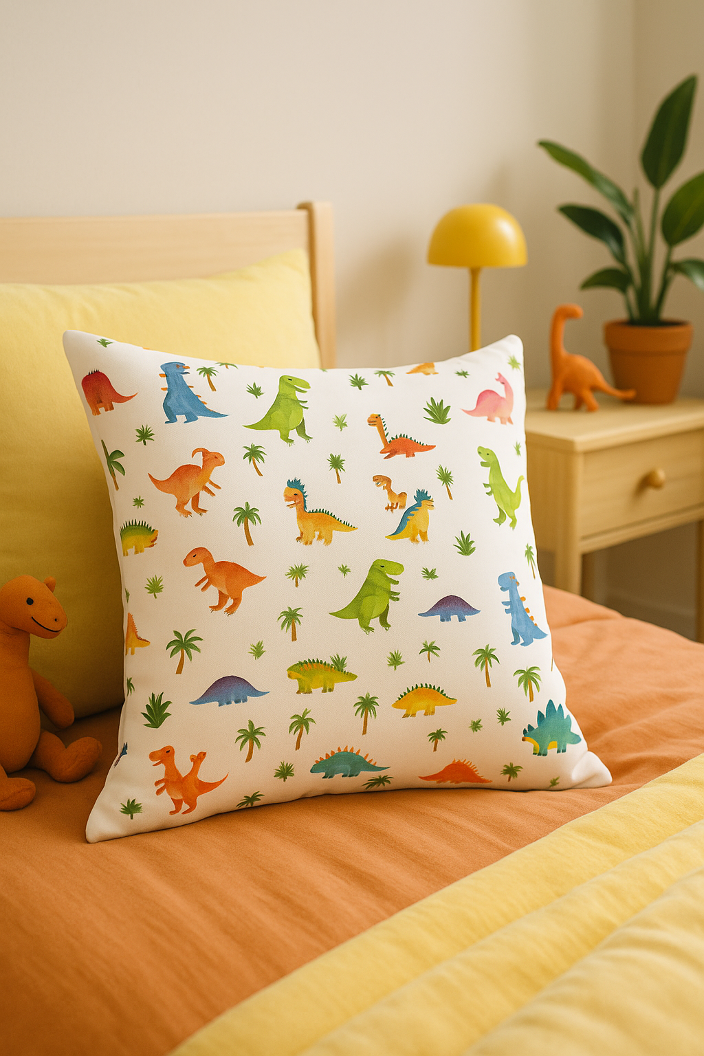housse de coussin dinosaure mignon décoration luxe pour la maison - vue 2 sur 2