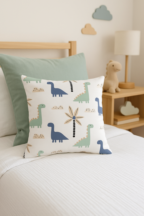housse de coussin dinosaure mignon décoration luxe pour la maison - vue 2 sur 2