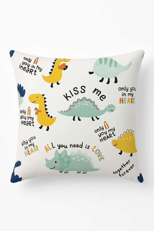 housse de coussin dinosaure mignon décoration luxe pour maison