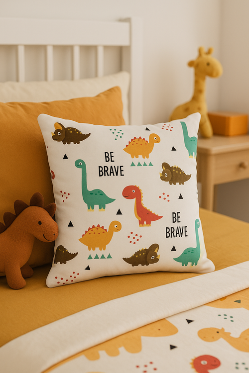 housse de coussin dinosaure mignon pour canapé et voiture - vue 2 sur 2
