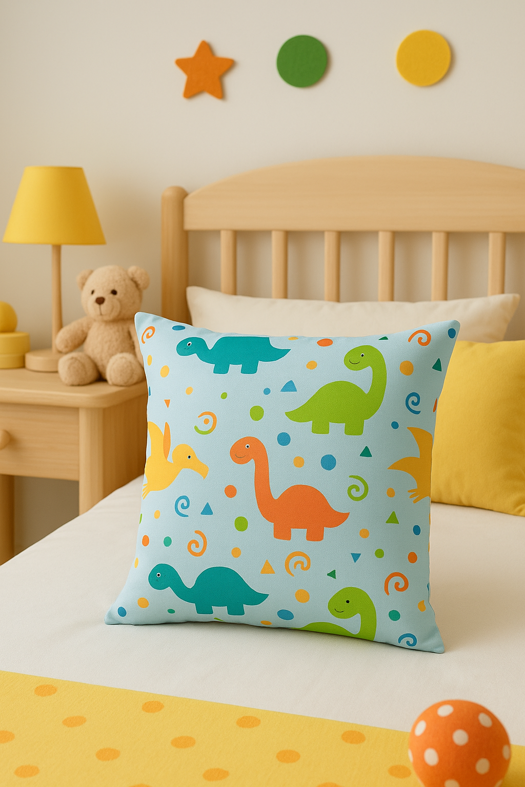 housse de coussin dinosaure mignon pour canapé voiture ou bureau - vue 2 sur 2