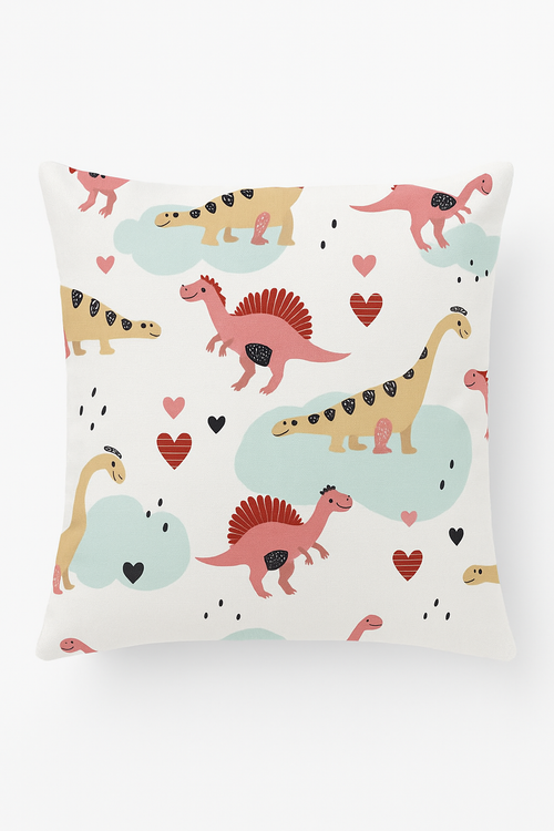 housse de coussin dinosaure mignon pour décoration intérieure