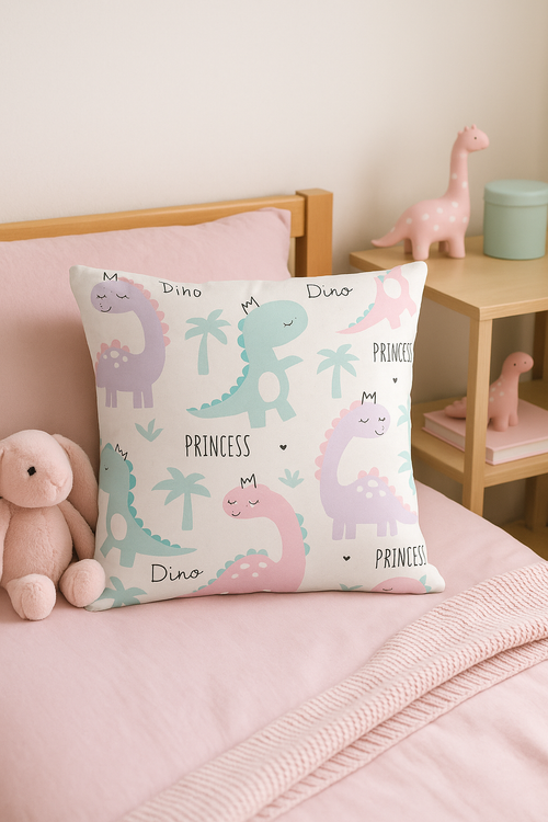 housse de coussin dinosaure mignon pour décoration intérieure élégante - vue 2 sur 2