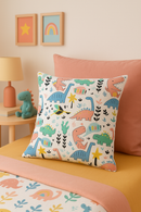 housse de coussin dinosaure mignon pour décoration maison