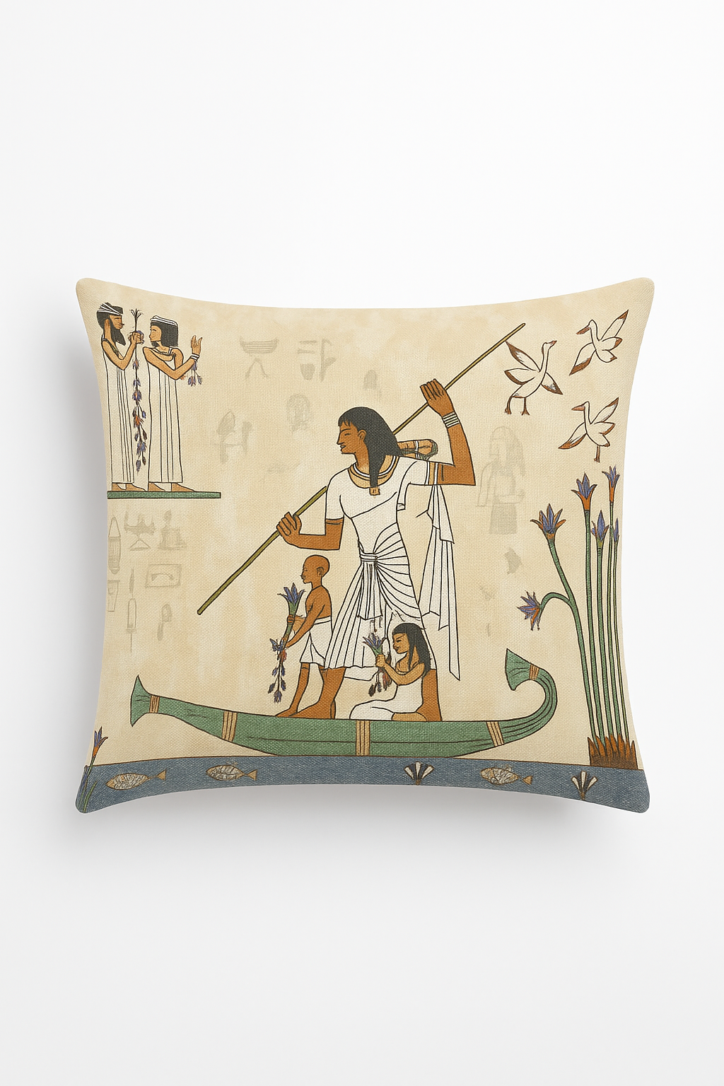 housse de coussin égyptienne décorative pour canapé et salon