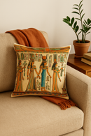 housse de coussin égyptienne décorative pour canapé et salon