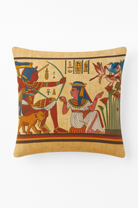 housse de coussin égyptienne pour décoration de salon