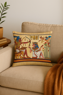 housse de coussin égyptienne pour décoration de salon