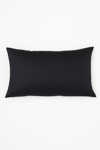 housse de coussin en sergé coton rayée à fermeture éclair