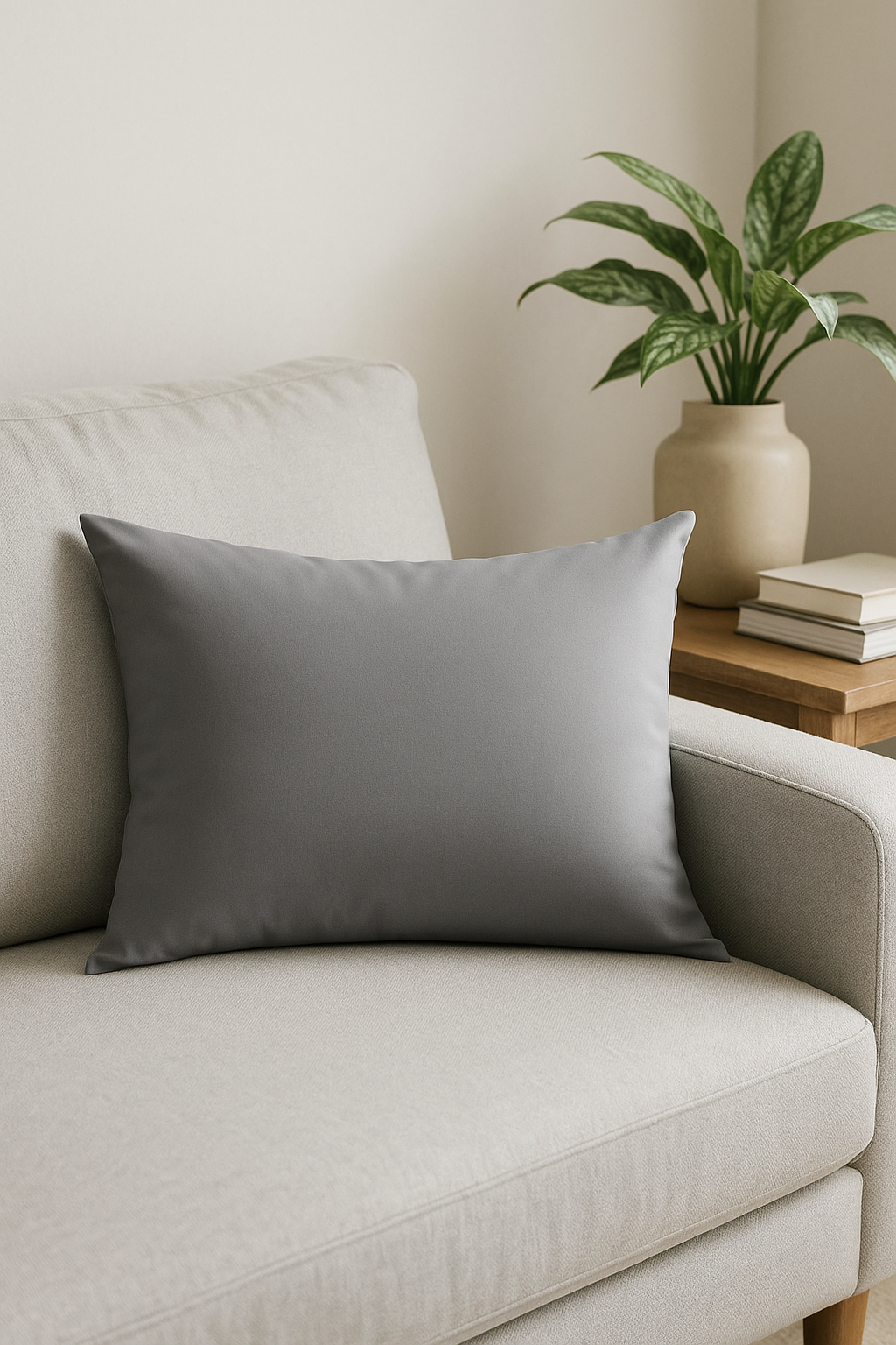 housse de coussin en sergé de coton rayé 48x74 50x70 50x152 cm - vue 2 sur 2