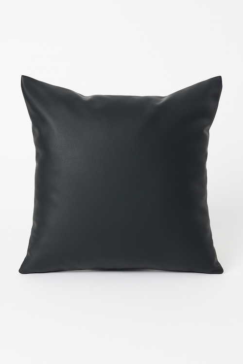 housse de coussin en similicuir pour canapé et salon