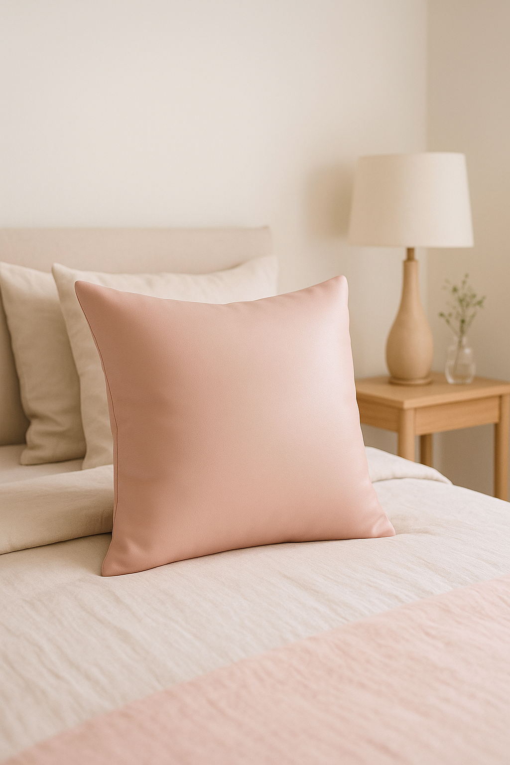 housse de coussin en similicuir pour décoration moderne - vue 2 sur 2
