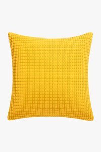housse de coussin en velours côtelé motif grain de maïs grande taille