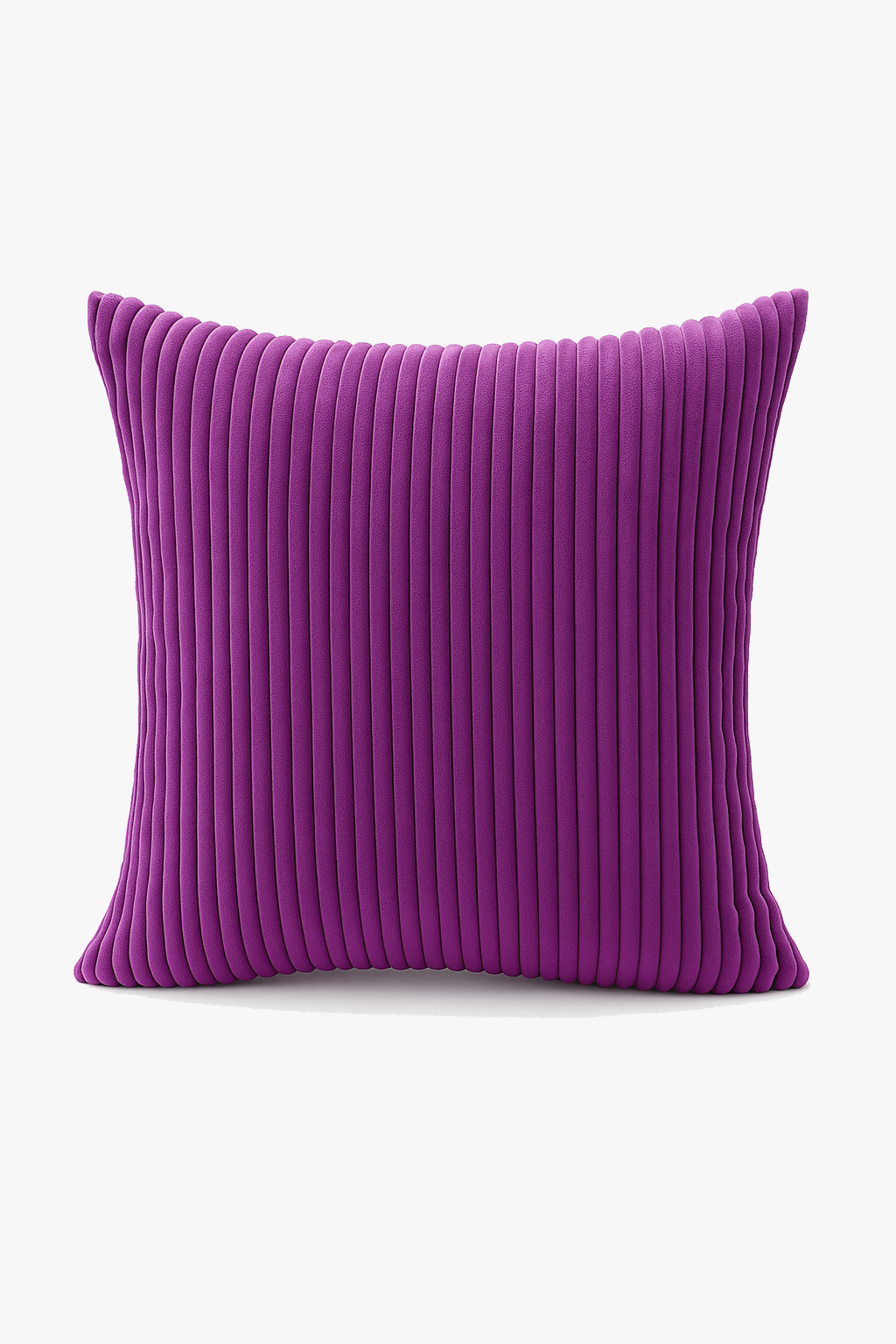 housse de coussin en velours côtelé rayé pour canapé-lit