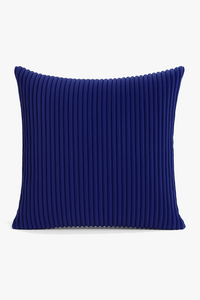 housse de coussin en velours côtelé rayé pour canapé-lit