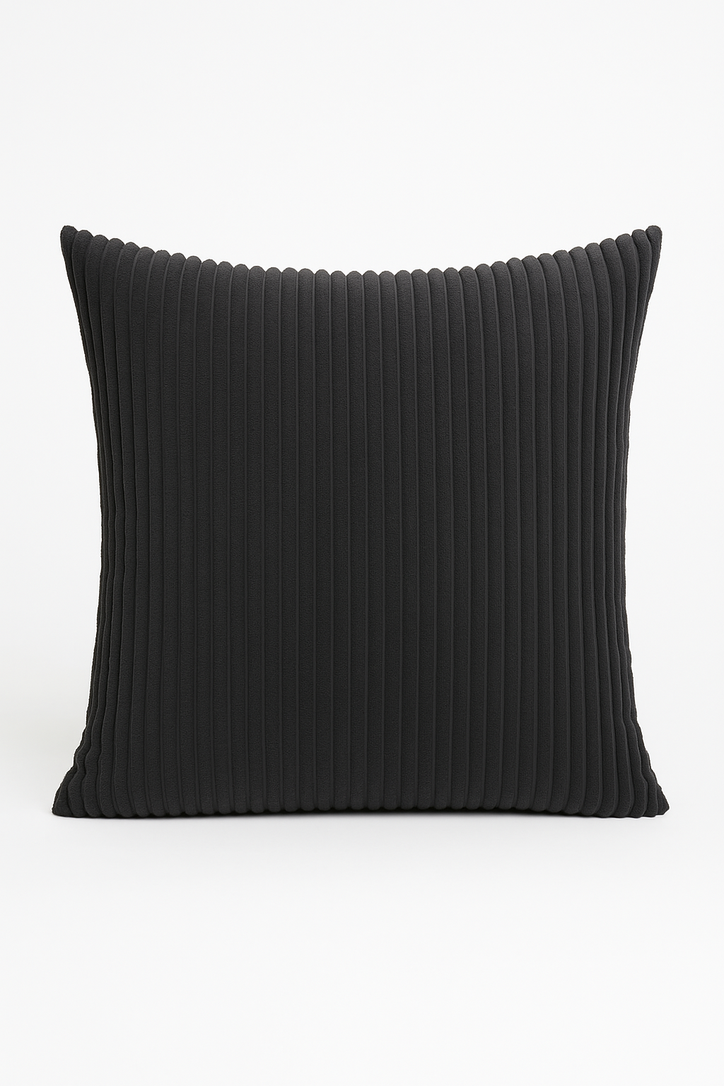 housse de coussin en velours côtelé à rayures multicolores