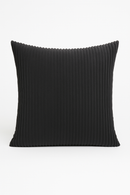 housse de coussin en velours côtelé à rayures multicolores
