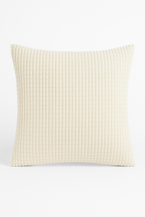 housse de coussin en velours côtelé décoratif pour canapé ou lit