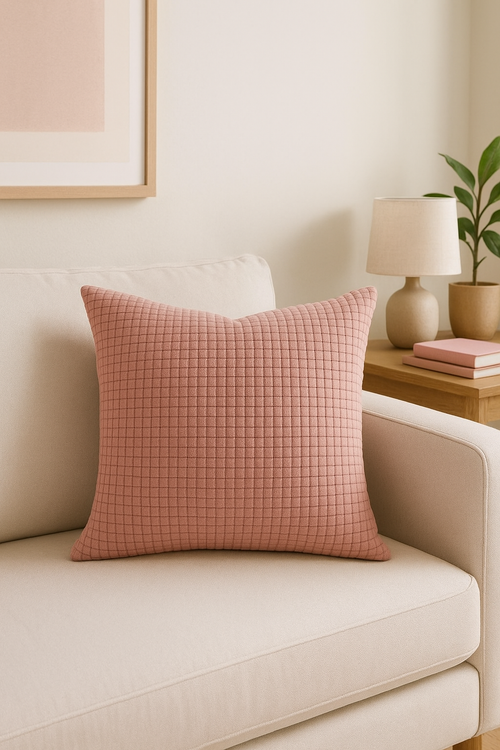 housse de coussin en velours côtelé motif grain de maïs grande taille - vue 2 sur 2