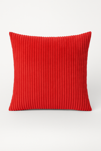 housse de coussin en velours côtelé rayé 45 50 60 cm