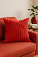 housse de coussin en velours côtelé rayé 45 50 60 cm