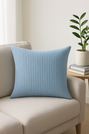 housse de coussin en velours côtelé rayé 45-60 cm