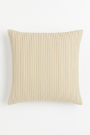 housse de coussin en velours côtelé rayé 45 à 60 cm