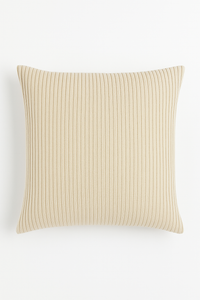 housse de coussin en velours côtelé rayé 45 à 60 cm