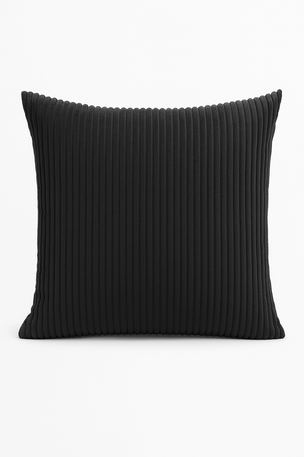 housse de coussin en velours côtelé rayé classique et simple