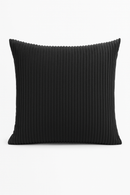 housse de coussin en velours côtelé rayé classique et simple