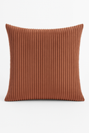 housse de coussin en velours côtelé rayé plusieurs tailles disponibles