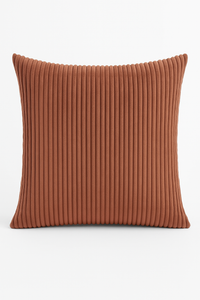 housse de coussin en velours côtelé rayé plusieurs tailles disponibles