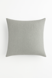 housse de coussin en velours côtelé rayé pour canapé-lit