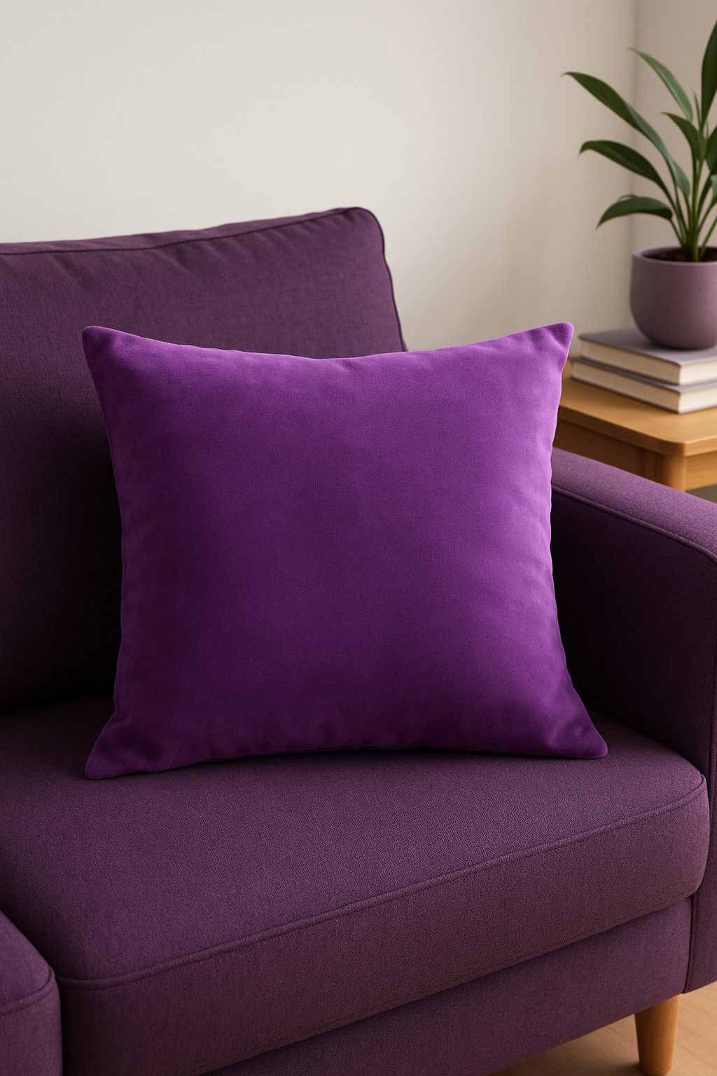 housse de coussin en velours doux personnalisable en 25 couleurs - vue 2 sur 2