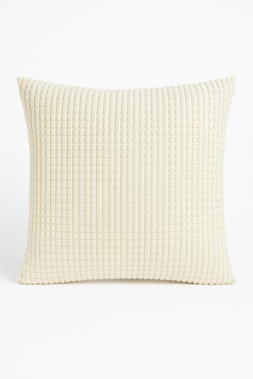 housse de coussin en velours grain de maïs grande taille décorative