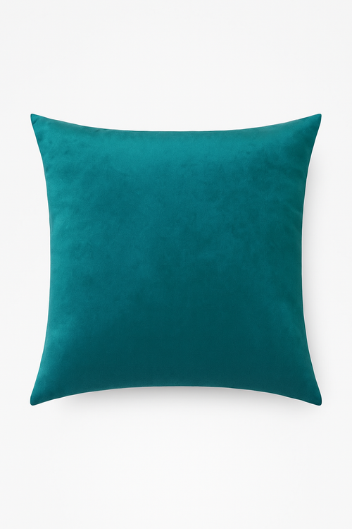 housse de coussin en velours hollandais couleur unie sur mesure