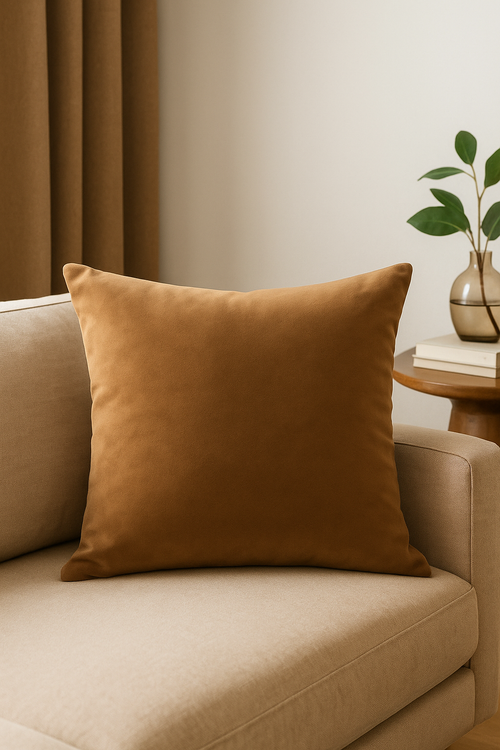 housse de coussin en velours polyester ultra doux sur mesure - vue 2 sur 2