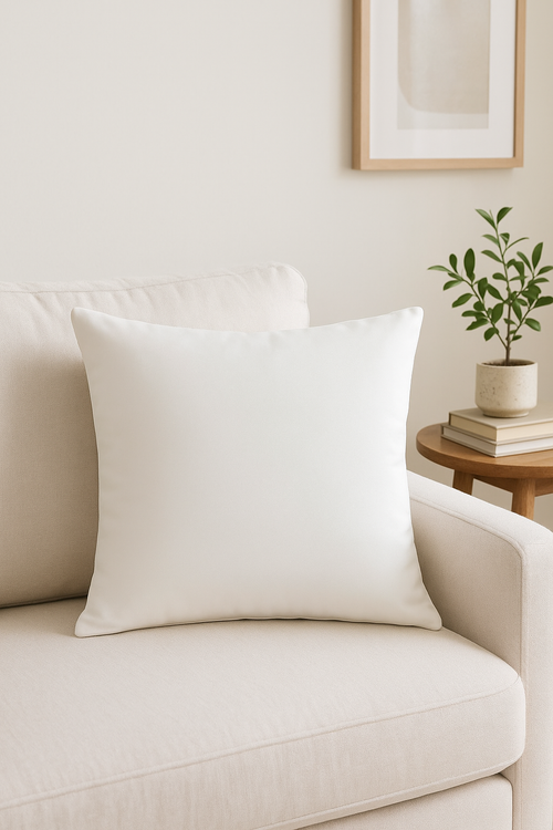 housse de coussin en velours uni personnalisable 40 à 60 cm - vue 2 sur 2