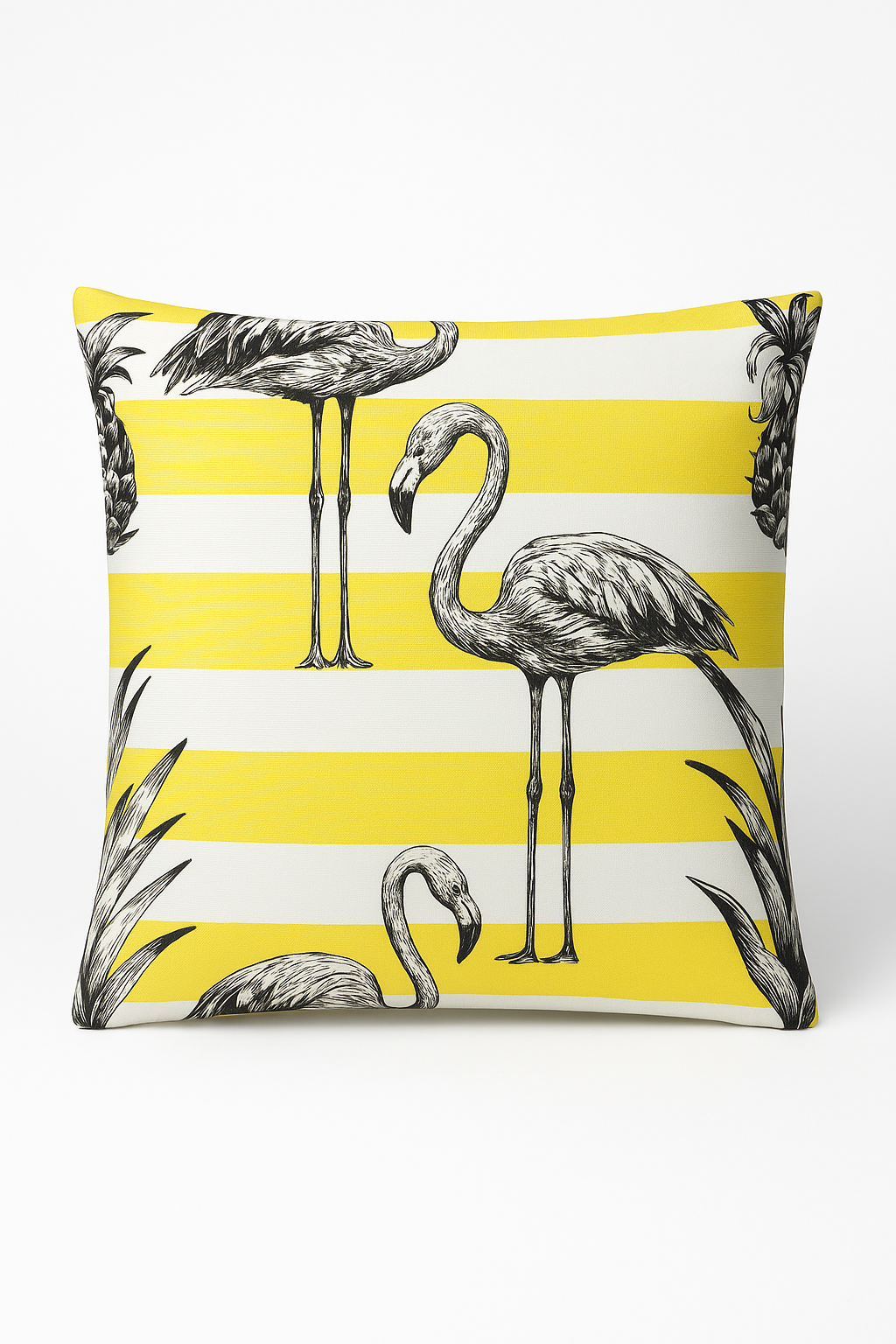 housse de coussin flamant rose pour une déco tendance
